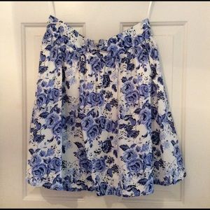 New Divided floral skirt